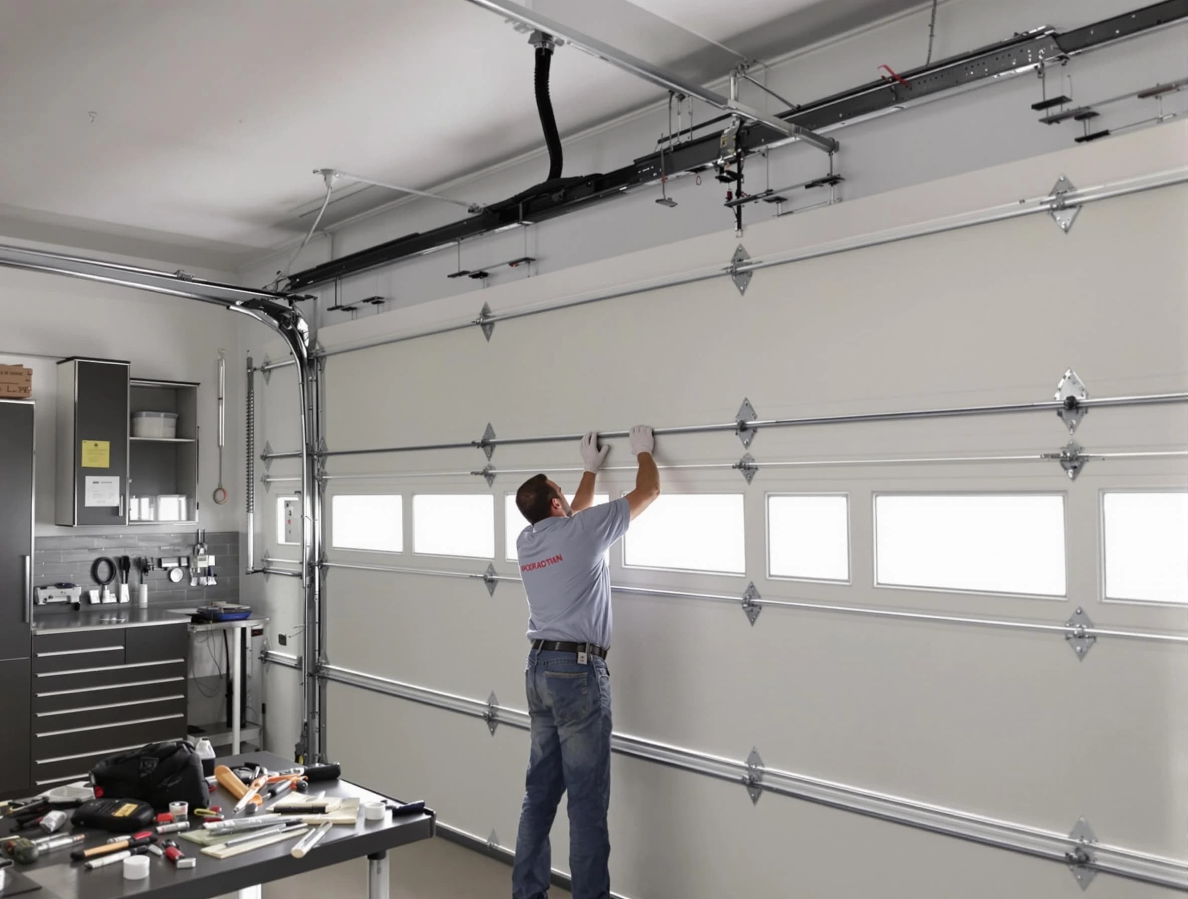 Garage Door Track Repair in Goodyear