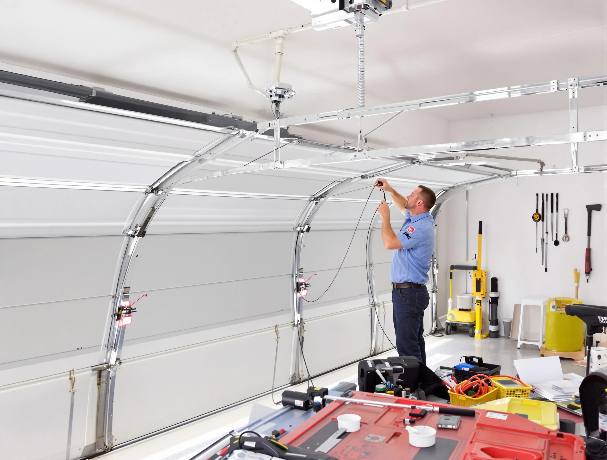 Garage door cable repair service by Goodyear Garage Door Repair in Goodyear